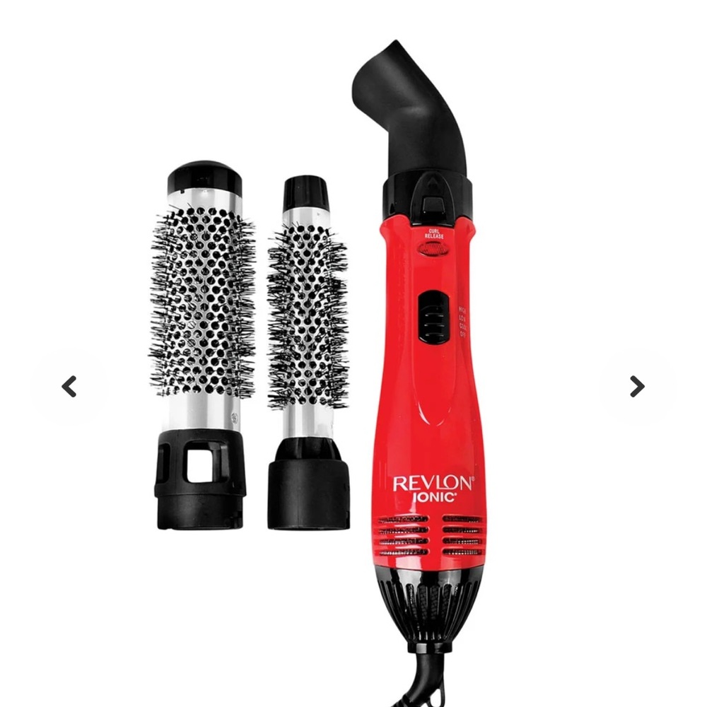 Revlon Red Ionic Hot Air Styling Brush with Two Round Heads